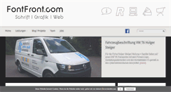 Desktop Screenshot of fontfront.com